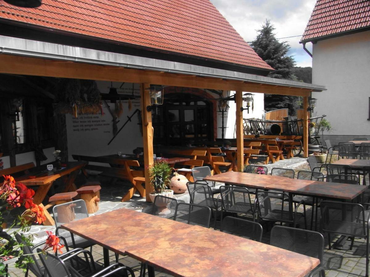 Restaurant & Pension "Bauernhof Zum Silberbergwerk" Limabach - Oberfrohna Extérieur photo